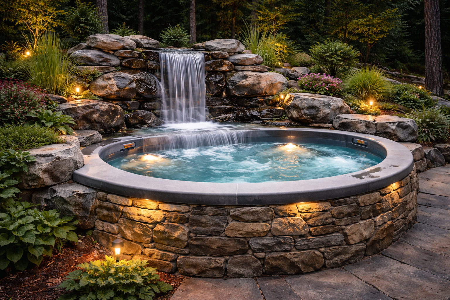 Hot tub integration concept